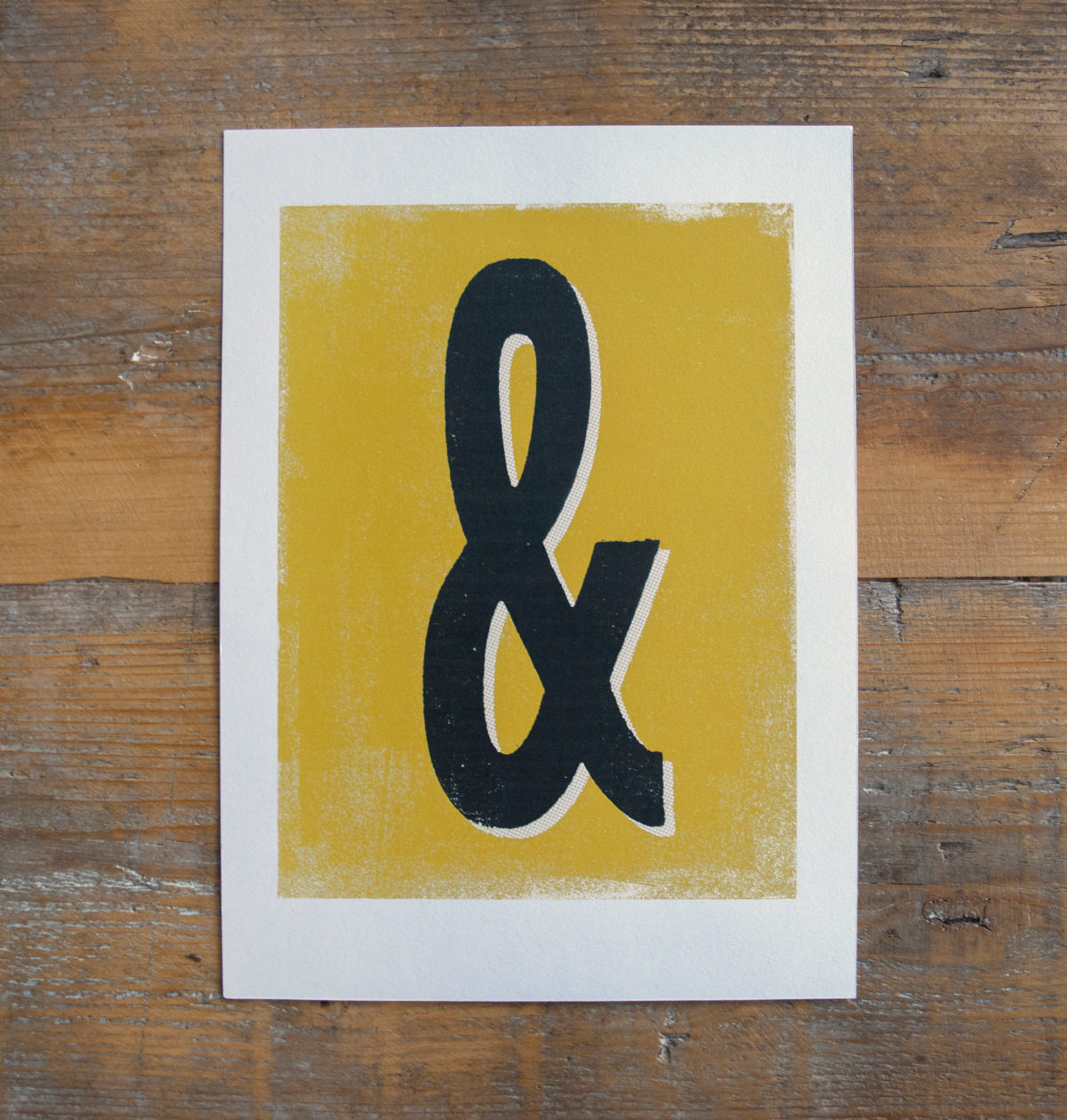 Ampersand print