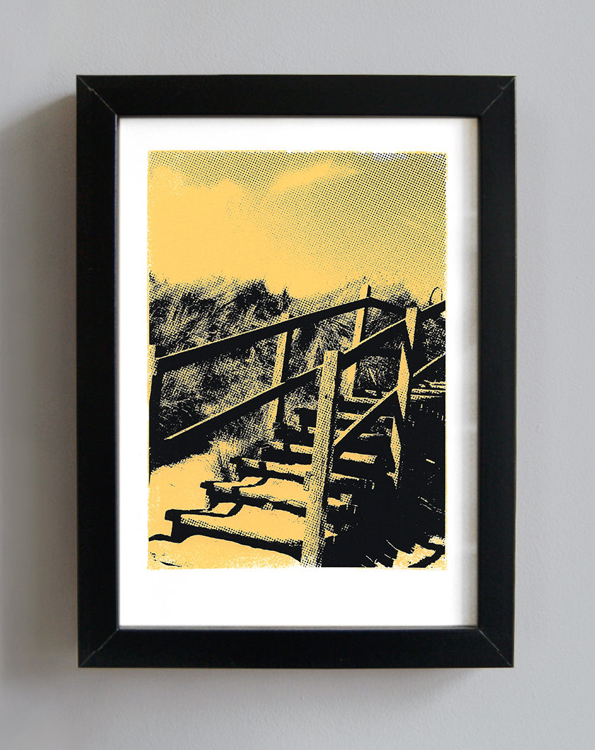 Beach Steps art print