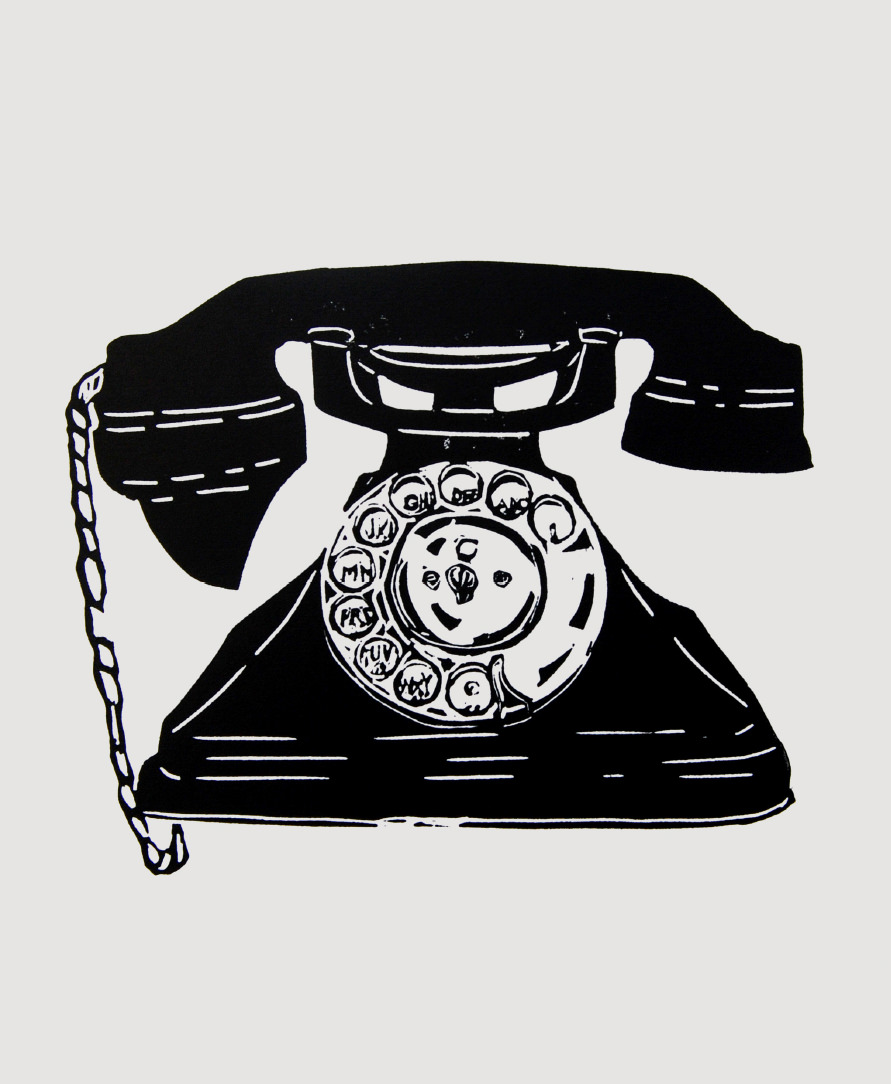 Vintage Telephone wall art
